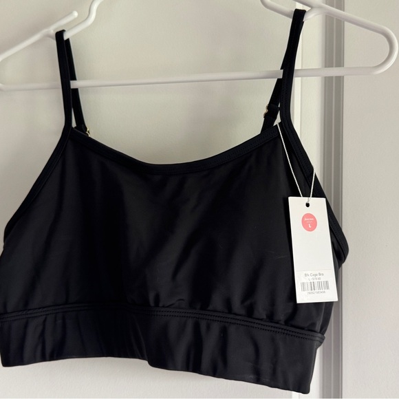 Lime Ricki Black Sports Bra with Adjustable Straps - Picture 8 of 12